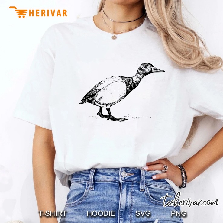 Canvasback Diving Duck Lovers Gifts Ladies Tee