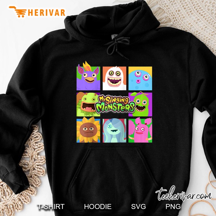 Monster Mash My Singing Monsters Raglan Baseball Hoodie