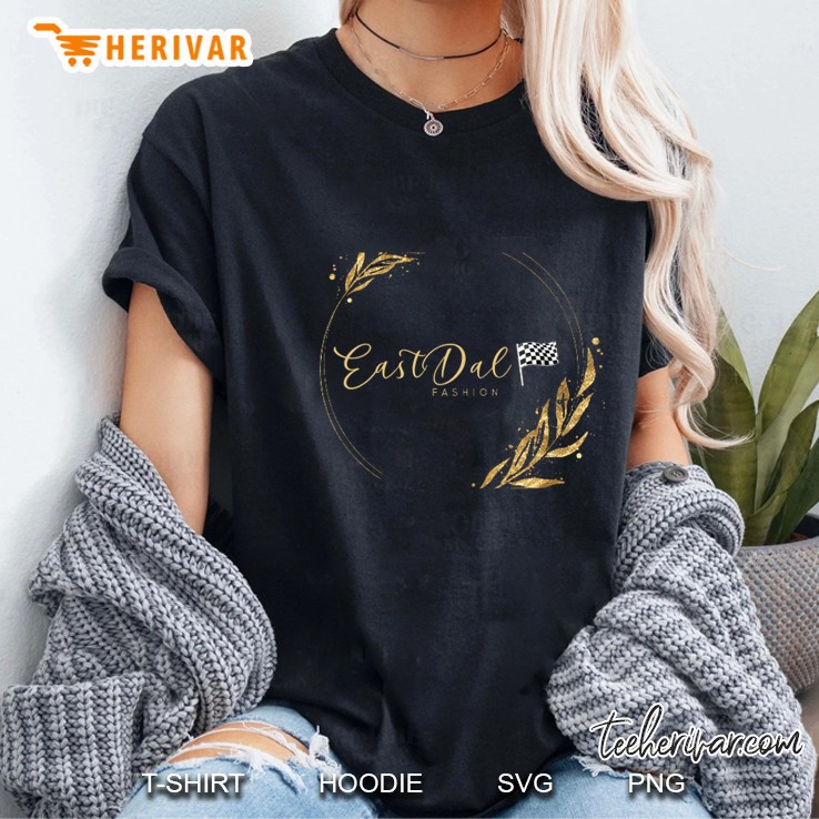 East Dal Fashion Checkered Flag Premium Ladies Tee