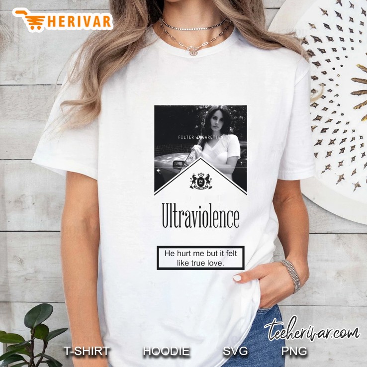 Lana Del Rey Ultraviolence Marlboro Cigarette Ladies Tee