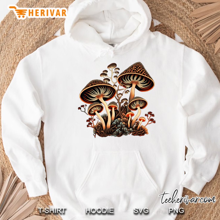 Cottagecore Psychedelic Magic Mushrooms Hoodie