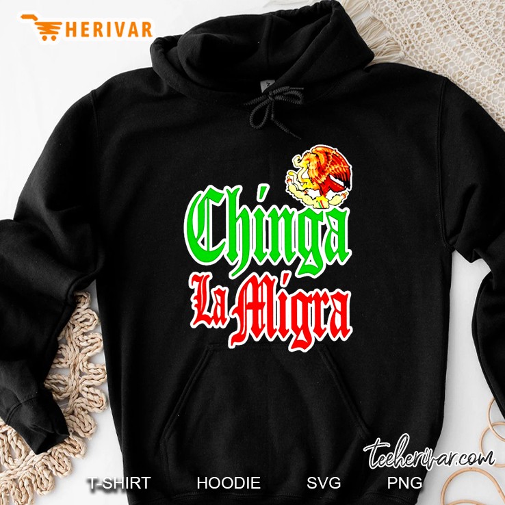 Chinga La Migra Fuck Border Patrol Hoodie