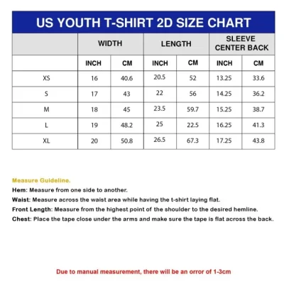 Kid T-shirt Size